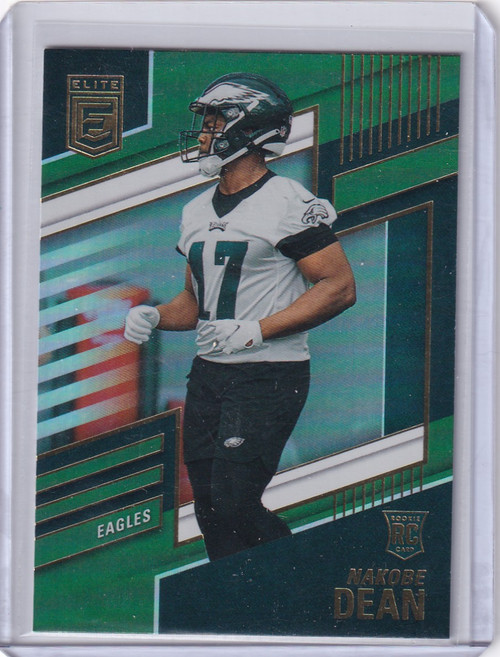 2022 Panini Donruss Elite Green #147 Nakobe Dean - Philadelphia Eagles