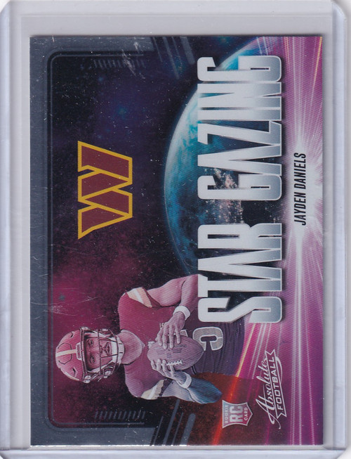 2024 Panini Absolute Star Gazing #SG-JDS Jayden Daniels - Washington Commanders