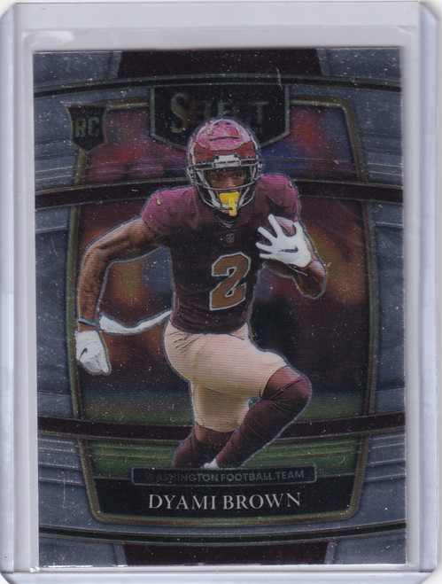2021 Panini Select Concourse #67 Dyami Brown - Washington Commanders