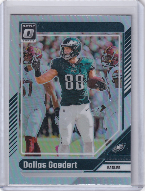 2024 Panini Donruss Optic Holo #162 Dallas Goedert - Philadelphia Eagles