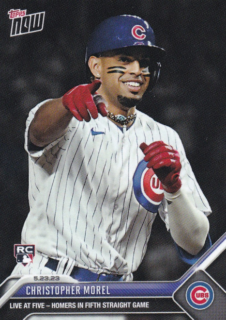 2023 TOPPS NOW #339 CHRISTOPHER MOREL- CHICAGO CUBS