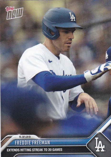 2023 TOPPS NOW #371 FREDDIE FREEMAN- LOS ANGELES DODGERS