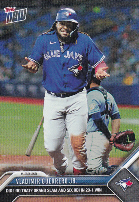 2023 TOPPS NOW #334 VLADIMIR GUERRERO JR- TORONTO BLUE JAYS