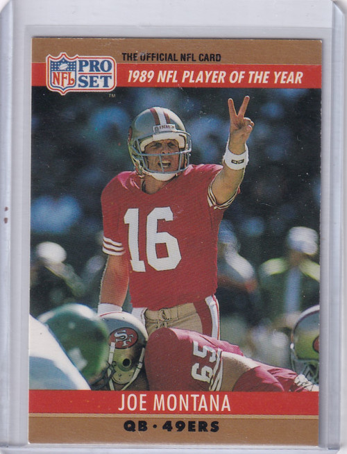 1990 Pro Set #2 Joe Montana - San Francisco 49ers