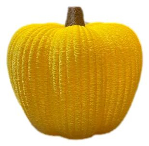 3D Printed Pumpkin Small – Yellow with Brown Stem Fall Decor Tabletop Ornament 3D Printed Pumpkin Small – Yellow with Brown Stem Fall Decor Tabletop Ornament