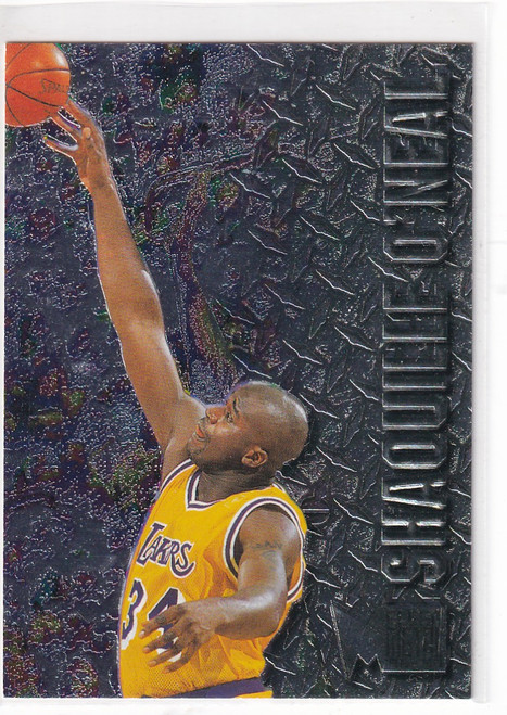1997 FLEER METAL #183 SHAQUILLE ONEAL- LOS ANGELES LAKERS