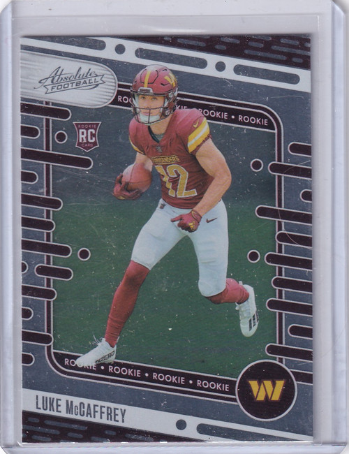 2024 Panini Absolute #176 Luke McCaffrey - Washington Commanders