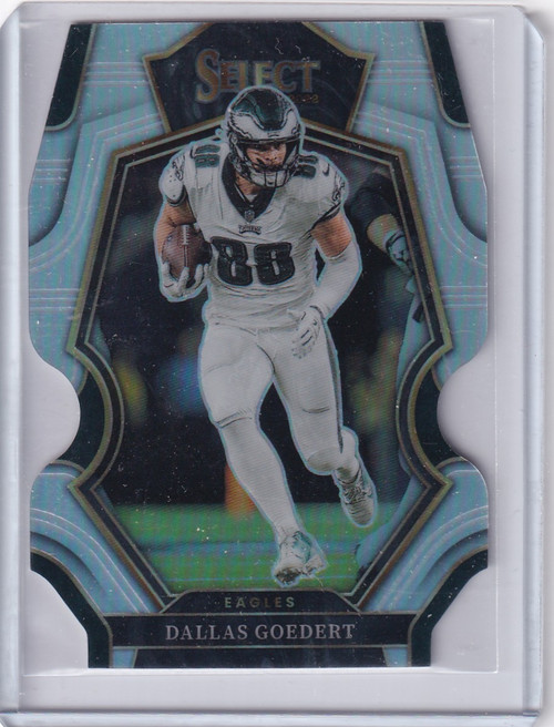2022 Panini Select Premier Level Silver Die-Cut #181 Dallas Goedert - Eagles
