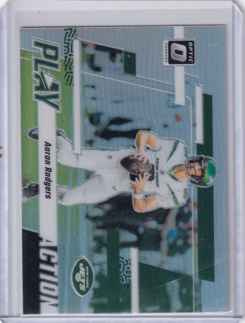 2023 Panini Donruss Optic Prizm #1 Aaron Rodgers - New York Jets