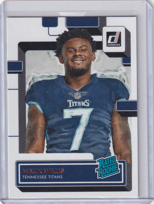 2022 Panini Donruss #303 Malik Willis - Tennessee Titans