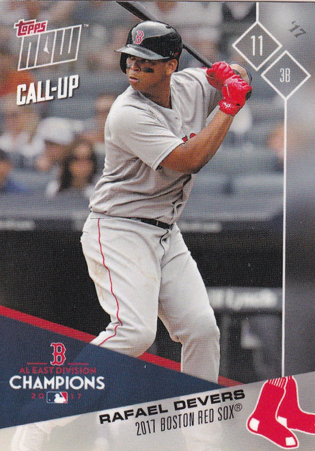 2017 TOPPS NOW POST SEASON #PS-62 RAFAEL DEVERS- BOSTON RED SOX