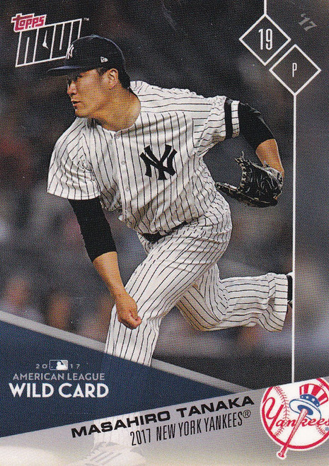 2017 TOPPS NOW POST SEASON #PS-79 MASAHIRO TANAKA- NEW YORK YANKEES