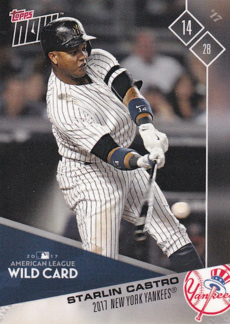 2017 TOPSP NOW POST SEASON #PS-81 STARLIN CASTRO- NEW YORK YANKEES