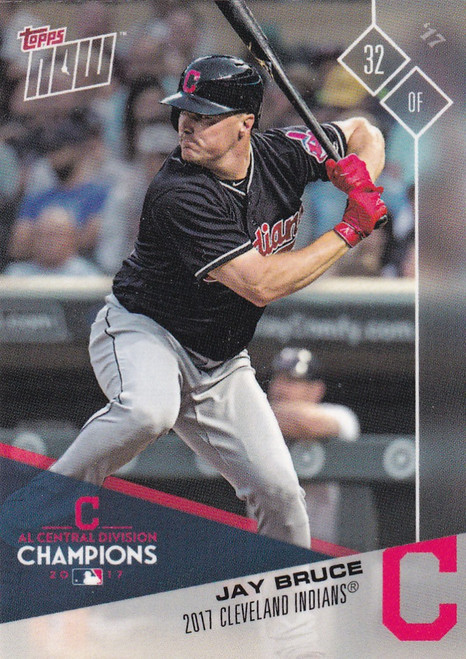2017 TOPPS NOW POST SEASON #PS-35 JAY BRUCE- CLEVELAND INDIANS