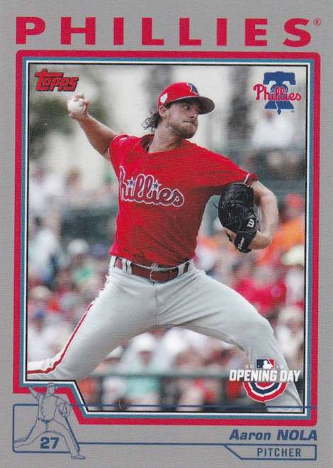 2019 TOPPS NOW THROW BACK THURSDAY TBT #78 AARON NOLA- PHILADELPHIA PHILLIES