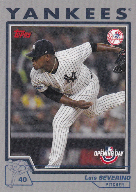 2019 TOPPS NOW THROW BACK THURSDAY TBT #77 LUIS SEVERINO- NEW YORK YANKEES