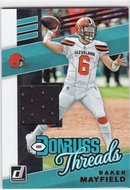 2019 Donruss Threads #T-2 Baker Mayfield Cleveland Browns