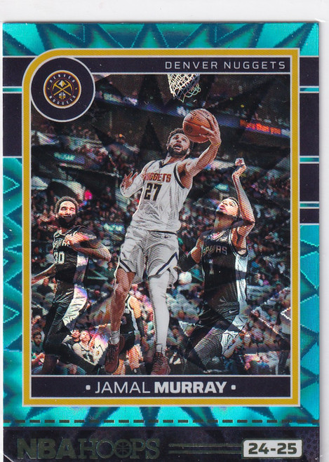 2024 HOOPS #55 JAMAL MURRAY TEAL EXPLOSION- DENVER NUGGETS