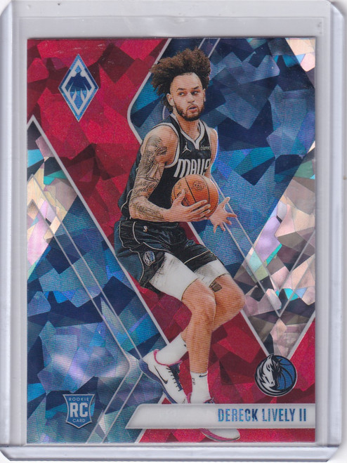 2024 PHOENIX #290 DERECK LIVELY II CRACKED ICE- DALLAS MAVERICKS