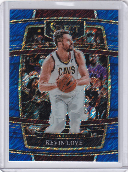 2021 SELECT #60 KEVIN LOVE BLUE SHIMMER- CLEVELAND CAVALIERS