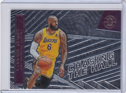 2021 ILLUSIONS #2 LEBRON JAMES CHASING THE HALL- LOS ANGELES LAKERS