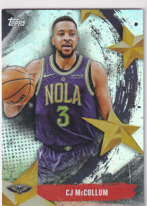 2025 TOPPS #SA-30 CJ MCCOLLUM STARS OF NBA- NEW ORLEANS PELICANS