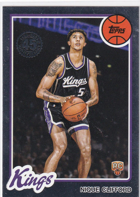 2025 TOPPS #80BK-70 NIQUE CLIFFORD- SACRAMENTO KINGS