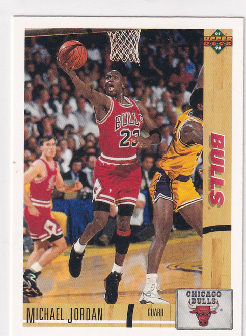 1991 UPPER DECK #44 MICHAEL JORDAN- CHICAGO BULLS