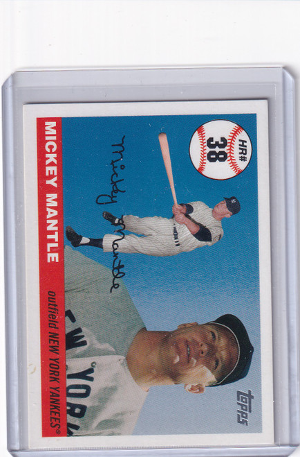 2006 Topps Mickey Mantle Home Run History #MHR38 - New York Yankees