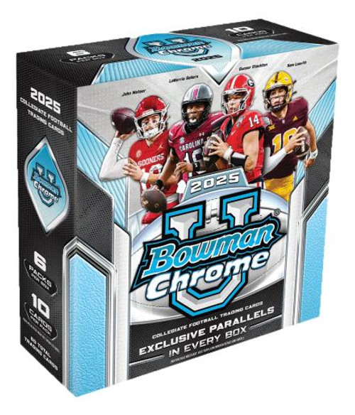 2025 Bowman Chrome University Football Mega Box