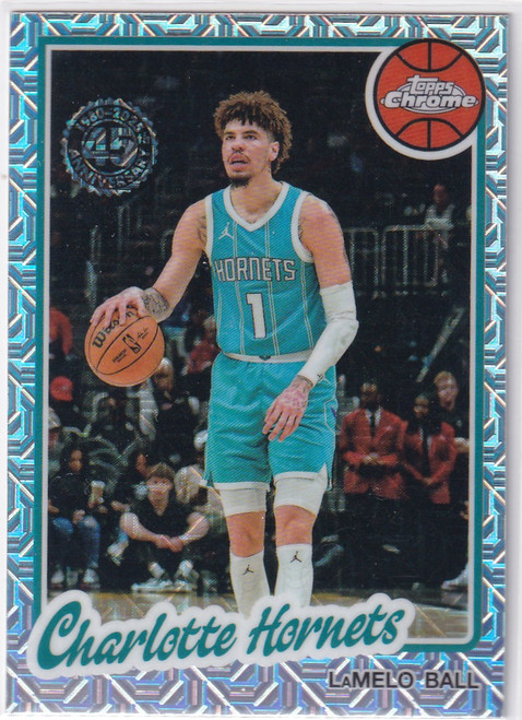 2025-26 TOPPS CHROME #TC-LB LAMELO BALL MOJO- CHARLOTTE HORNETS
