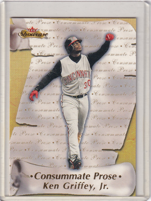 2000 FLEER #10 KEN GRIFFEY JR CONSUMMATE PROSE- CINCINNATI REDS