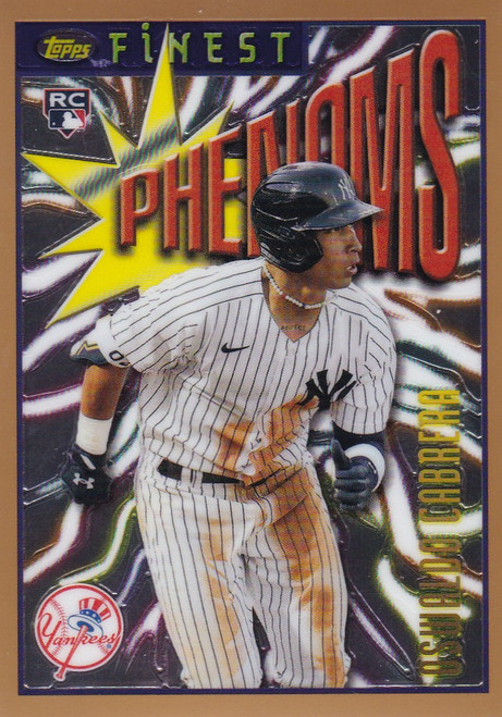 2023 TOPPS #28 OSWALDO CABRERA PHENOMS- NEW YORK YANKEES