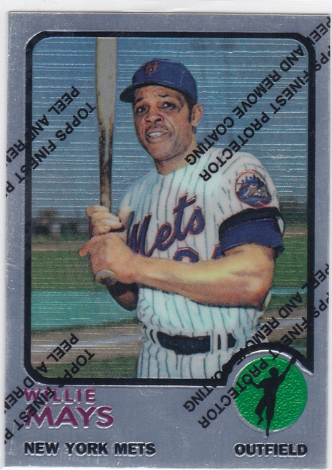 1996 TOPPS FINEST #305 WILLIE MAYS- SAN FRANCISCO GINATS