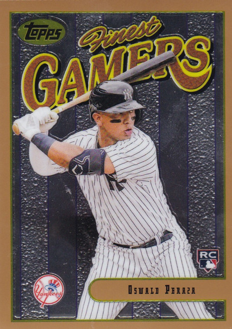 2023 TOPPS #55 OSWALD PERAZA GAMERS- NEW YORK YANKEES