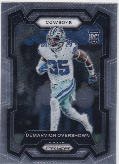 2023 Panini Prizm #323 Demarvion Overshown RC Dallas Cowboys