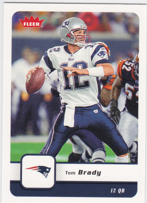 2005 Fleer #57 Tom Brady New England Patriots
