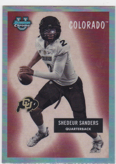 2023 Bowman University #55BF-28 Sheduer Sanders 1955 Football RC Browns