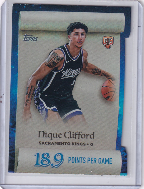 2025-26 Topps Basketball Making the List #ML-24 Nique Clifford - Sacramento King