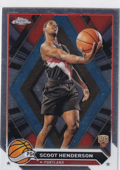 2024 TOPPS CHROME #60 SCOOT HENDERSON- PORTLAND TRAIL BLAZZERS