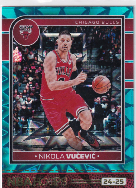 2024-25 HOOPS #119 NIKOLA VUCEVIC TEAL EXPLOSION- CHICAGO BULLS