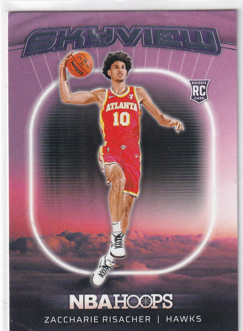 2024-25 HOOPS #23 ZACCHARIE RISACHER SKYVIEW- ATLANTA HAWKS