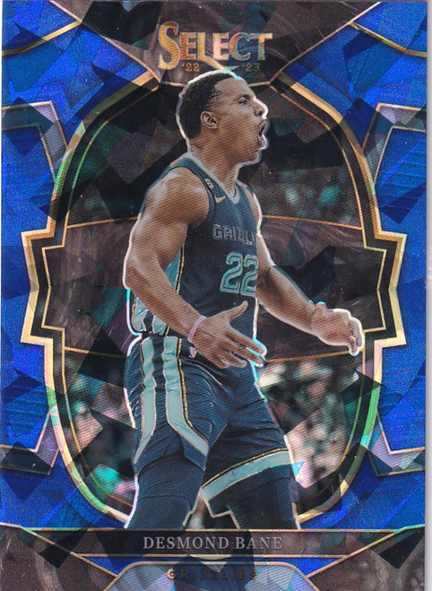 2022-23 SELECT #63 DESMOND BANE BLUE CRACKED ICE- MEMPHIS GRIZZLIES