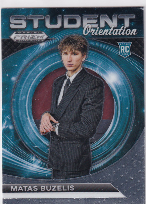 2024 PRIZM DRAFT PICK #9 MATAS BUZELIS STUDENT ORIENTATION- CHICAGO BULLS