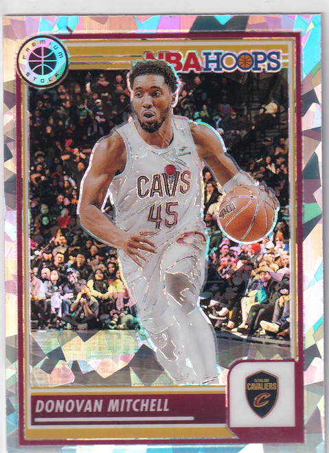 2023-24 PREMIUM STOCK #36 DONOVAN MITCHELL CRACKED ICE- CLEVELAND CAVALIERS
