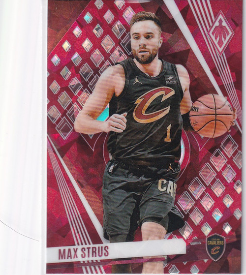 2023-24 PHOENIX #218 MAX STRUS RED CRACKED ICE- CLEVELAND CAVALIERS