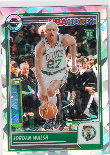 2023-24 PREMIUM STOCK #18 JORDAN WALSH CRACKED ICE- BOSTON CELTICS