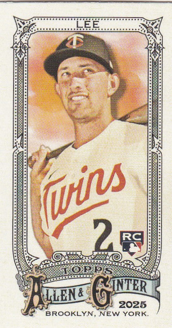 2025 Topps Allen & Ginter Mini #73 Brooks Lee RC Minnesota Twins