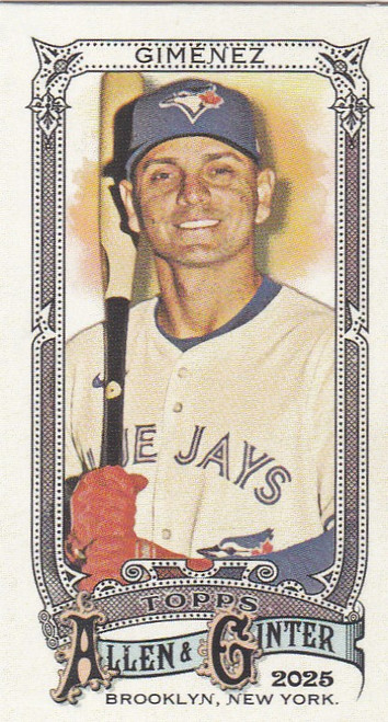 2025 Topps Allen & Ginter mini A&G back #94 Andres Gimenez Toronto Blue Jays