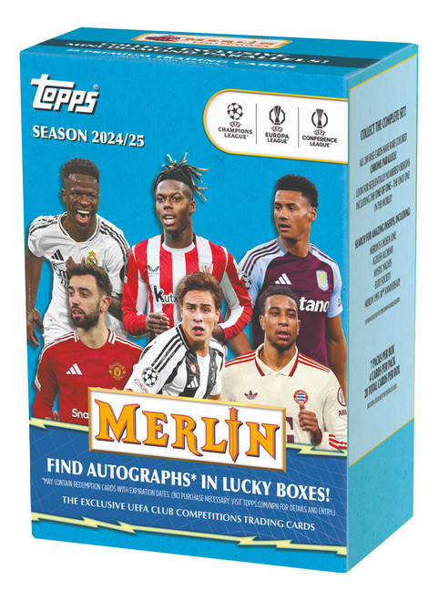 2024-25 Topps UEFA Champions League Merlin Chrome Blaster Box